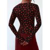 imagePRETTYGARDEN Womens 2026 Fall Long Sleeve Henley T Shirts Button Ribbed Knit Slim Fit Basic Tops Blouse Casual OutfitsSmall Heart
