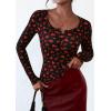 imagePRETTYGARDEN Womens 2026 Fall Long Sleeve Henley T Shirts Button Ribbed Knit Slim Fit Basic Tops Blouse Casual OutfitsSmall Heart