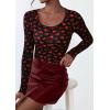 imagePRETTYGARDEN Womens 2026 Fall Long Sleeve Henley T Shirts Button Ribbed Knit Slim Fit Basic Tops Blouse Casual OutfitsSmall Heart
