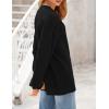 imagePRETTYGARDEN Womens 2026 Fall Sweaters Casual Crew Neck Long Sleeve Pullover Tops Ribbed Knit Loose Fit Winter ClothesBlack