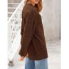 imagePRETTYGARDEN Womens 2026 Fall Sweaters Casual Crew Neck Long Sleeve Pullover Tops Ribbed Knit Loose Fit Winter ClothesBrown