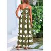 imagePRETTYGARDEN Womens 2026 Summer One Shoulder Maxi Dress Printed Flowy Boho Long Sundresses Spring Beach Vacation ClothesArmy Green White Floral