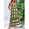 imagePRETTYGARDEN Womens 2026 Summer One Shoulder Maxi Dress Printed Flowy Boho Long Sundresses Spring Beach Vacation ClothesArmy Green White Floral
