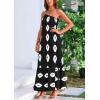 imagePRETTYGARDEN Womens 2026 Summer One Shoulder Maxi Dress Printed Flowy Boho Long Sundresses Spring Beach Vacation ClothesBlack White Floral