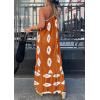 imagePRETTYGARDEN Womens 2026 Summer One Shoulder Maxi Dress Printed Flowy Boho Long Sundresses Spring Beach Vacation ClothesBrick Red White Floral