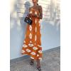 imagePRETTYGARDEN Womens 2026 Summer One Shoulder Maxi Dress Printed Flowy Boho Long Sundresses Spring Beach Vacation ClothesBrick Red White Floral