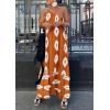 imagePRETTYGARDEN Womens 2026 Summer One Shoulder Maxi Dress Printed Flowy Boho Long Sundresses Spring Beach Vacation ClothesBrick Red White Floral