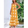 imagePRETTYGARDEN Womens 2026 Summer One Shoulder Maxi Dress Printed Flowy Boho Long Sundresses Spring Beach Vacation ClothesTurmeric White Floral