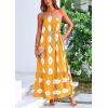 imagePRETTYGARDEN Womens 2026 Summer One Shoulder Maxi Dress Printed Flowy Boho Long Sundresses Spring Beach Vacation ClothesTurmeric White Floral