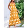 imagePRETTYGARDEN Womens 2026 Summer One Shoulder Maxi Dress Printed Flowy Boho Long Sundresses Spring Beach Vacation ClothesTurmeric White Floral
