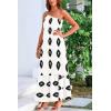 imagePRETTYGARDEN Womens 2026 Summer One Shoulder Maxi Dress Printed Flowy Boho Long Sundresses Spring Beach Vacation ClothesWhite Black Floral