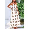 imagePRETTYGARDEN Womens 2026 Summer One Shoulder Maxi Dress Printed Flowy Boho Long Sundresses Spring Beach Vacation ClothesWhite Khaki Floral