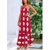 imagePRETTYGARDEN Womens 2026 Summer One Shoulder Maxi Dress Printed Flowy Boho Long Sundresses Spring Beach Vacation ClothesWine Red White Floral