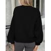 imagePRETTYGARDEN Womens 2026 Winter Cardigan Sweaters Trendy Chunky Knit Long Sleeve Button Up Casual Warm Fall Jackets CoatsBlack