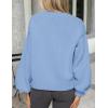 imagePRETTYGARDEN Womens 2026 Winter Cardigan Sweaters Trendy Chunky Knit Long Sleeve Button Up Casual Warm Fall Jackets CoatsBlue