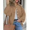 imagePRETTYGARDEN Womens 2026 Winter Cardigan Sweaters Trendy Chunky Knit Long Sleeve Button Up Casual Warm Fall Jackets CoatsKhaki