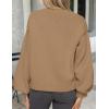 imagePRETTYGARDEN Womens 2026 Winter Cardigan Sweaters Trendy Chunky Knit Long Sleeve Button Up Casual Warm Fall Jackets CoatsKhaki