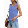 imagePRETTYGARDEN Womens Crochet Tank Tops 2026 Summer Spring Boho Sleeveless Cute Knit Sweater Vest Trendy Beach Vacation ClothesBlue