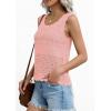 imagePRETTYGARDEN Womens Crochet Tank Tops 2026 Summer Spring Boho Sleeveless Cute Knit Sweater Vest Trendy Beach Vacation ClothesPink