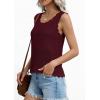 imagePRETTYGARDEN Womens Crochet Tank Tops 2026 Summer Spring Boho Sleeveless Cute Knit Sweater Vest Trendy Beach Vacation ClothesWine Red