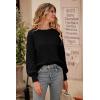 imagePRETTYGARDEN Womens Fall 2026 Pullover Sweater Casual Long Sleeve Loose Chunky Knit Tops Blouse Winter Fashion ClothingBlack