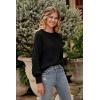 imagePRETTYGARDEN Womens Fall 2026 Pullover Sweater Casual Long Sleeve Loose Chunky Knit Tops Blouse Winter Fashion ClothingBlack
