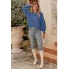 imagePRETTYGARDEN Womens Fall 2026 Pullover Sweater Casual Long Sleeve Loose Chunky Knit Tops Blouse Winter Fashion ClothingBlue