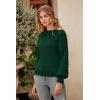 imagePRETTYGARDEN Womens Fall 2026 Pullover Sweater Casual Long Sleeve Loose Chunky Knit Tops Blouse Winter Fashion ClothingDark Green