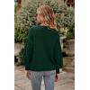 imagePRETTYGARDEN Womens Fall 2026 Pullover Sweater Casual Long Sleeve Loose Chunky Knit Tops Blouse Winter Fashion ClothingDark Green