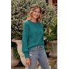 imagePRETTYGARDEN Womens Fall 2026 Pullover Sweater Casual Long Sleeve Loose Chunky Knit Tops Blouse Winter Fashion ClothingGreen
