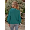 imagePRETTYGARDEN Womens Fall 2026 Pullover Sweater Casual Long Sleeve Loose Chunky Knit Tops Blouse Winter Fashion ClothingGreen