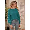 imagePRETTYGARDEN Womens Fall 2026 Pullover Sweater Casual Long Sleeve Loose Chunky Knit Tops Blouse Winter Fashion ClothingGreen