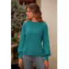 imagePRETTYGARDEN Womens Fall 2026 Pullover Sweater Casual Long Sleeve Loose Chunky Knit Tops Blouse Winter Fashion ClothingGreen