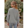 imagePRETTYGARDEN Womens Fall 2026 Pullover Sweater Casual Long Sleeve Loose Chunky Knit Tops Blouse Winter Fashion ClothingGrey