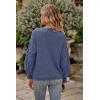 imagePRETTYGARDEN Womens Fall 2026 Pullover Sweater Casual Long Sleeve Loose Chunky Knit Tops Blouse Winter Fashion ClothingHaze Blue