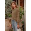 imagePRETTYGARDEN Womens Fall 2026 Pullover Sweater Casual Long Sleeve Loose Chunky Knit Tops Blouse Winter Fashion ClothingKhaki