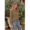 imagePRETTYGARDEN Womens Fall 2026 Pullover Sweater Casual Long Sleeve Loose Chunky Knit Tops Blouse Winter Fashion ClothingKhaki