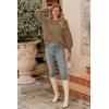 imagePRETTYGARDEN Womens Fall 2026 Pullover Sweater Casual Long Sleeve Loose Chunky Knit Tops Blouse Winter Fashion ClothingKhaki