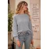 imagePRETTYGARDEN Womens Fall 2026 Pullover Sweater Casual Long Sleeve Loose Chunky Knit Tops Blouse Winter Fashion ClothingLight Grey
