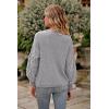 imagePRETTYGARDEN Womens Fall 2026 Pullover Sweater Casual Long Sleeve Loose Chunky Knit Tops Blouse Winter Fashion ClothingLight Grey