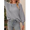 imagePRETTYGARDEN Womens Fall 2026 Pullover Sweater Casual Long Sleeve Loose Chunky Knit Tops Blouse Winter Fashion ClothingLight Grey