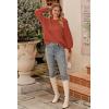 imagePRETTYGARDEN Womens Fall 2026 Pullover Sweater Casual Long Sleeve Loose Chunky Knit Tops Blouse Winter Fashion ClothingOrange