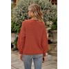 imagePRETTYGARDEN Womens Fall 2026 Pullover Sweater Casual Long Sleeve Loose Chunky Knit Tops Blouse Winter Fashion ClothingOrange