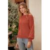 imagePRETTYGARDEN Womens Fall 2026 Pullover Sweater Casual Long Sleeve Loose Chunky Knit Tops Blouse Winter Fashion ClothingOrange