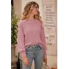 imagePRETTYGARDEN Womens Fall 2026 Pullover Sweater Casual Long Sleeve Loose Chunky Knit Tops Blouse Winter Fashion ClothingPink