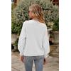 imagePRETTYGARDEN Womens Fall 2026 Pullover Sweater Casual Long Sleeve Loose Chunky Knit Tops Blouse Winter Fashion ClothingWhite