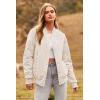 imagePRETTYGARDEN Womens Fall Fashion Jacket Long Sleeve Button Down Trendy Casual Outerwear Clothes Winter Coats with Pockets