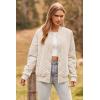 imagePRETTYGARDEN Womens Fall Fashion Jacket Long Sleeve Button Down Trendy Casual Outerwear Clothes Winter Coats with Pockets