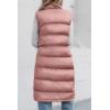 imagePRETTYGARDEN Womens Fall Long Puffer Vest Collared Sleeveless Button Down Warm Jackets Coat Casual Trendy Winter Outerwear