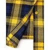 imagePRETTYGARDEN Womens Fall Long Sleeve Button Down Plaid Shirts Collared Loose Fit Cotton Casual Lightweight Shackets Blouses